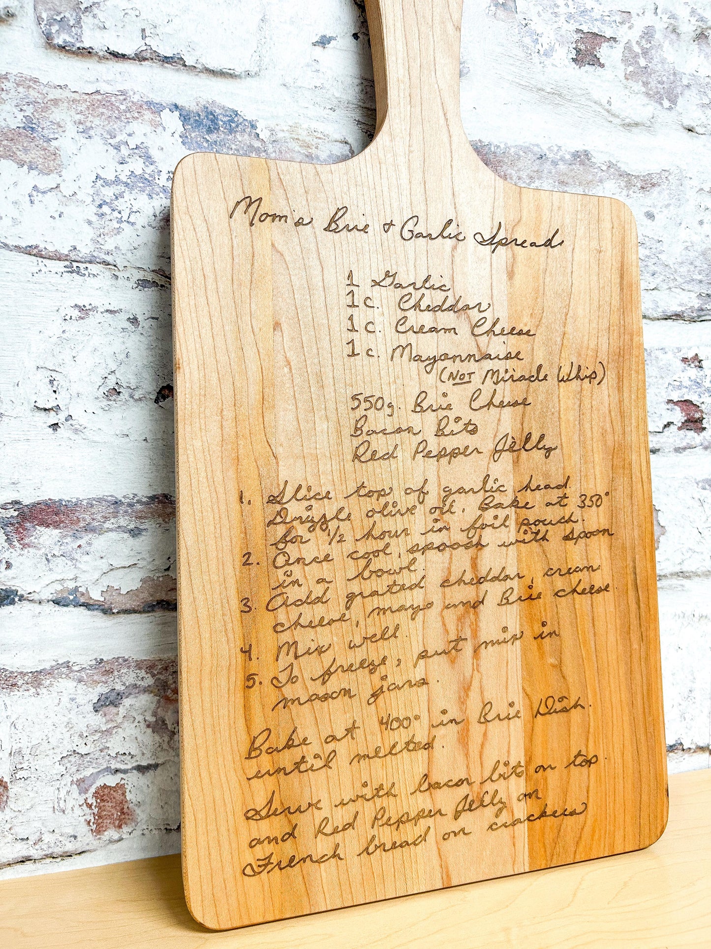 Custom Recipe Cutting Boards