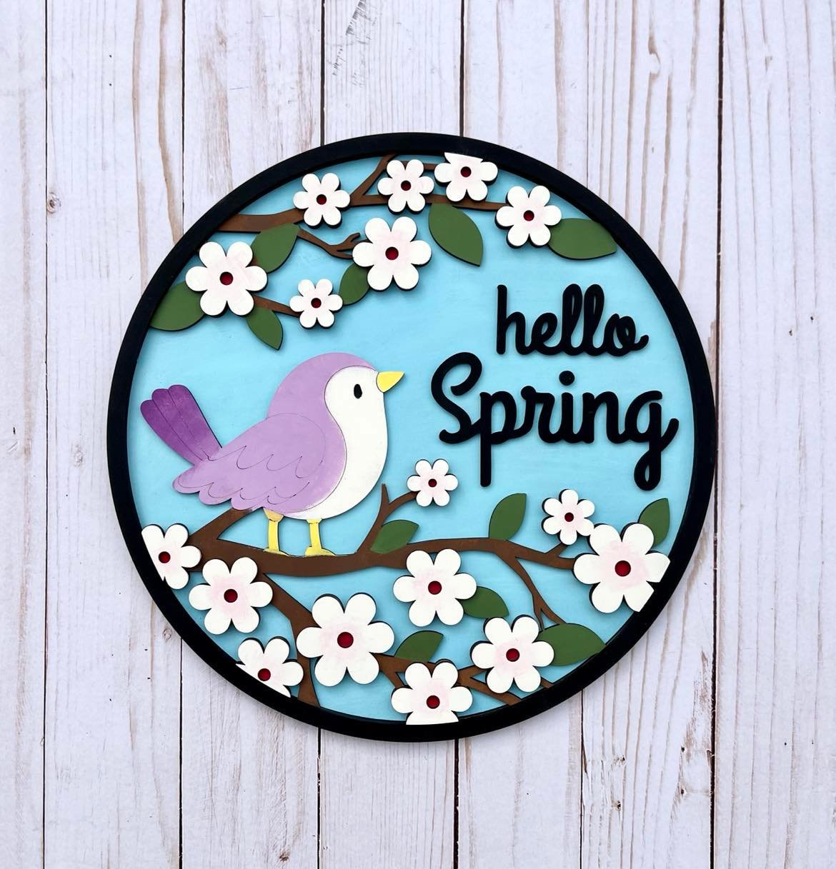DIY Kit Spring Birdie Mulberry Design & Engravings