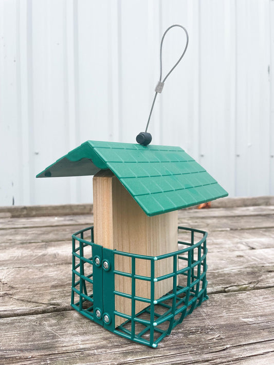 Small Cedar Basket Bird Feeder