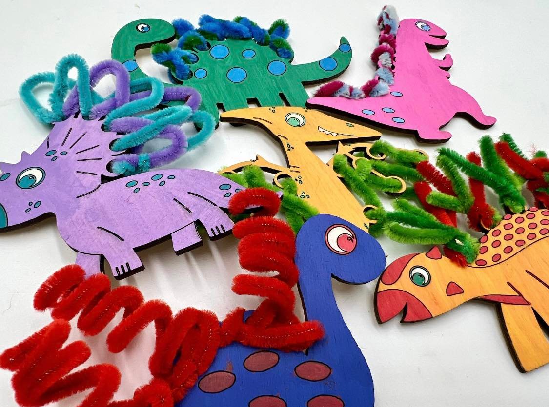 Dinosaur Pipe Cleaner Party Favour