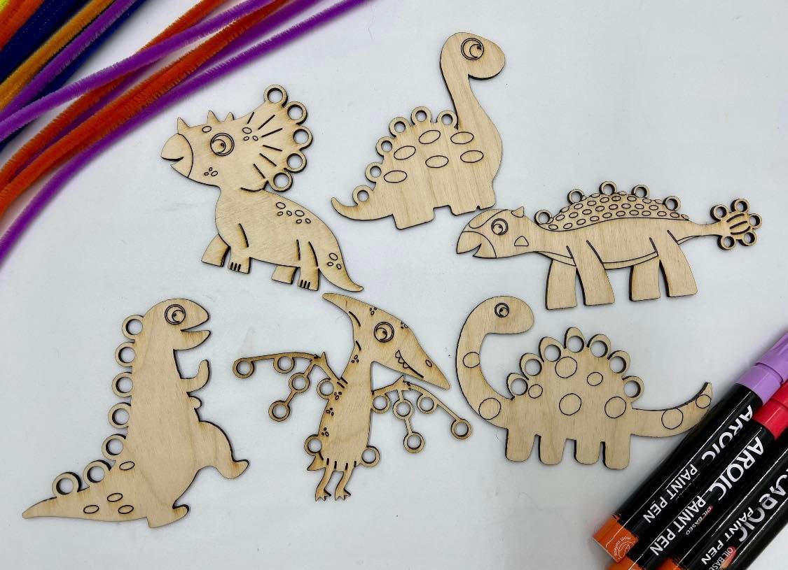 Dinosaur Pipe Cleaner Party Favour