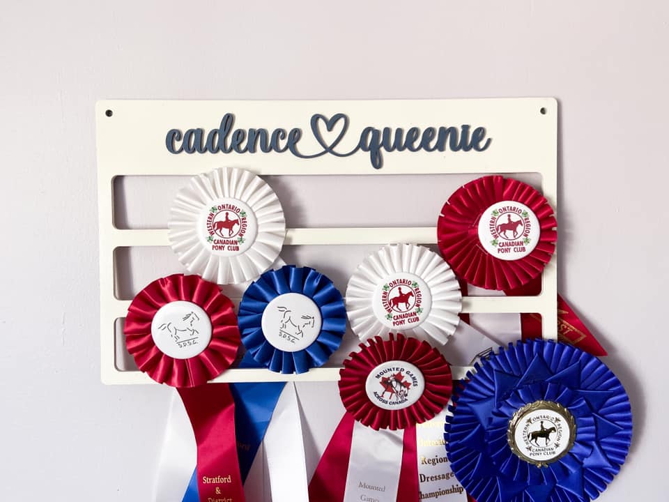 Equestrian Show Ribbon Holder